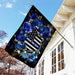 Back The Blue Police Officer Flag | Garden Flag | Double Sided House Flag - GIFTCUSTOM