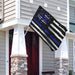 Back The Blue Warriror Flag | Garden Flag | Double Sided House Flag - GIFTCUSTOM