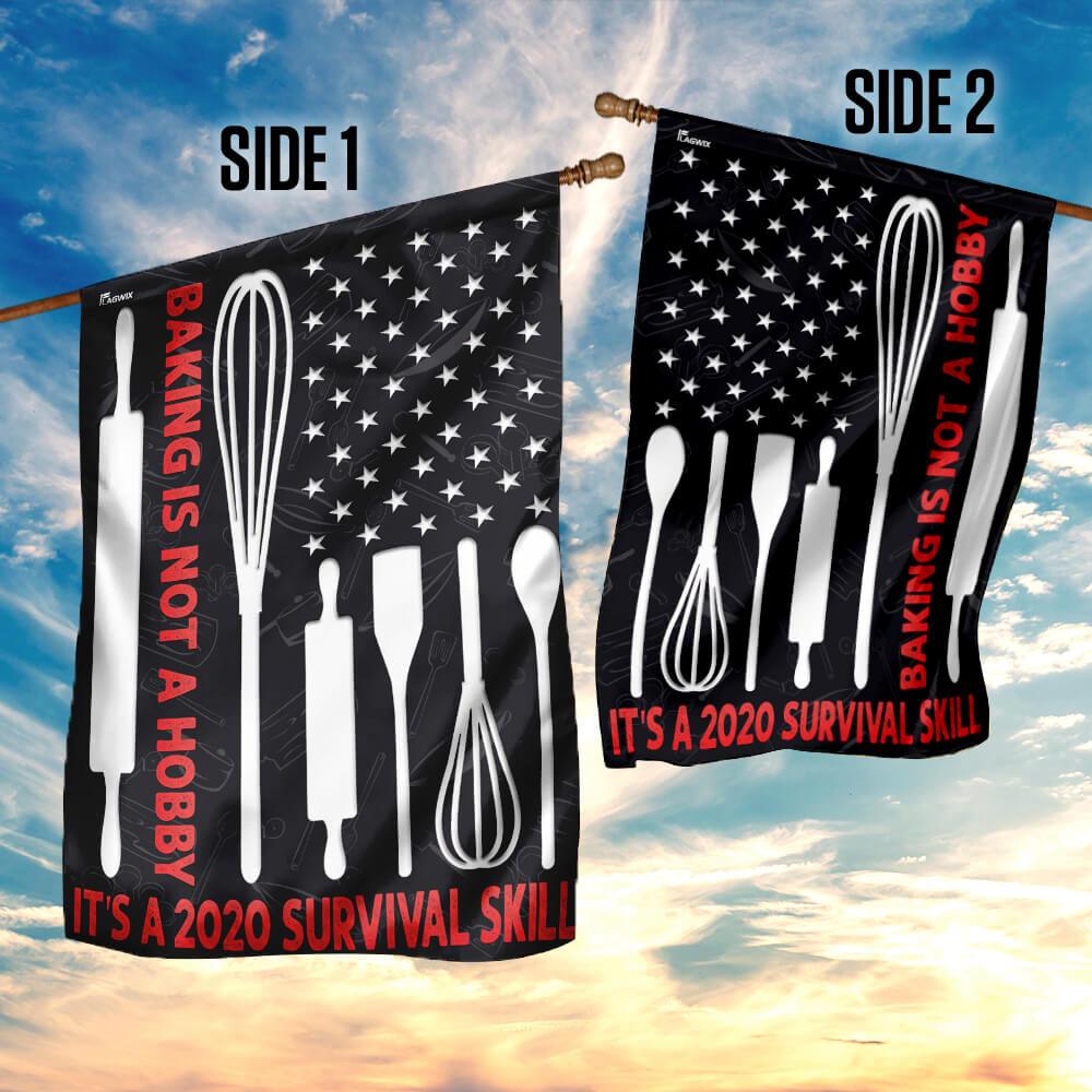 Baking American US Flag | Garden Flag | Double Sided House Flag - GIFTCUSTOM