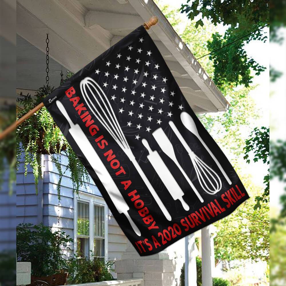 Baking American US Flag | Garden Flag | Double Sided House Flag - GIFTCUSTOM