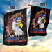 Bald Eagle American Flag | Garden Flag | Double Sided House Flag - GIFTCUSTOM