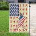 Baseball American US Flag | Garden Flag | Double Sided House Flag - GIFTCUSTOM