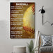 Baseball Canvas and Poster ��� A day without baseball vs2 wall decor visual art - GIFTCUSTOM