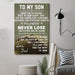 baseball Canvas and Poster ��� dad son never lose wall decor visual art - GIFTCUSTOM