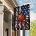 Basketball American Flag | Garden Flag | Double Sided House Flag - GIFTCUSTOM