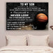 Basketball Canvas and Poster ��� Dad son never lose wall decor visual art - GIFTCUSTOM