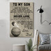 Basketball Canvas and Poster ��� Dad son ��� never lose wall decor visual art - GIFTCUSTOM