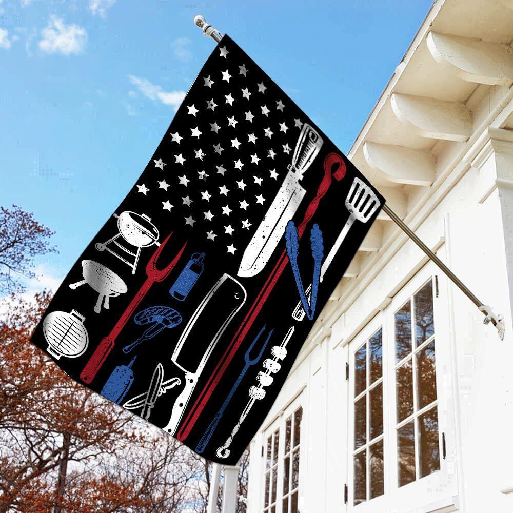 BBQ Flag American BBQ - GIFTCUSTOM