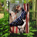 Beagle American US Flag | Garden Flag | Double Sided House Flag - GIFTCUSTOM