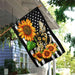 Bee Sunflower American Flag | Garden Flag | Double Sided House Flag - GIFTCUSTOM