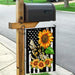 Bee Sunflower American Flag | Garden Flag | Double Sided House Flag - GIFTCUSTOM