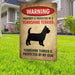 Beware of Yorkshire Terrier Yard Sign (24 x 18 inches) - GIFTCUSTOM