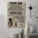 biker Canvas and Poster ��� to my son wall decor visual art - GIFTCUSTOM