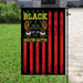 Black Breaths Matter Flag | Garden Flag | Double Sided House Flag - GIFTCUSTOM