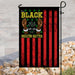 Black Breaths Matter Flag | Garden Flag | Double Sided House Flag - GIFTCUSTOM