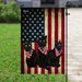 Black Cats American Flag | Garden Flag | Double Sided House Flag - GIFTCUSTOM