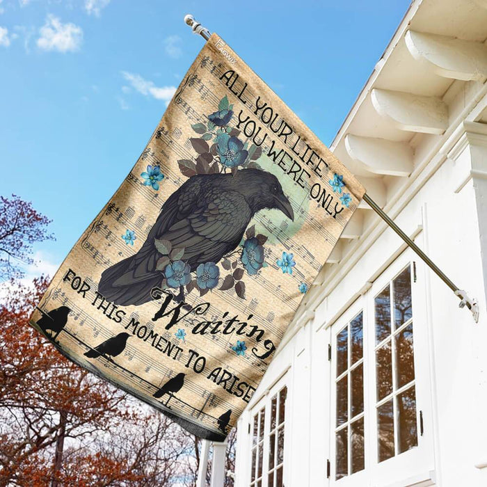 Blackbird For This Moment To Arise Flag | Garden Flag | Double Sided House Flag - GIFTCUSTOM