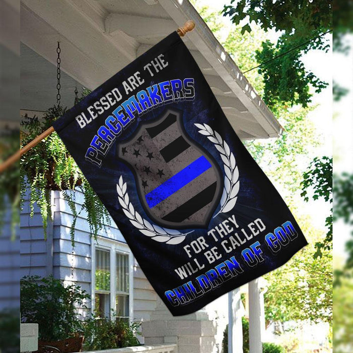Blessed Are The Peacemakers For They Will Be Called Children Of God Flag | Garden Flag | Double Sided House Flag - GIFTCUSTOM