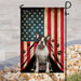 Boston Terrier American Flag | Garden Flag | Double Sided House Flag - GIFTCUSTOM