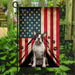 Boston Terrier American Flag | Garden Flag | Double Sided House Flag - GIFTCUSTOM