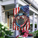 Bulldog American Flag | Garden Flag | Double Sided House Flag - GIFTCUSTOM