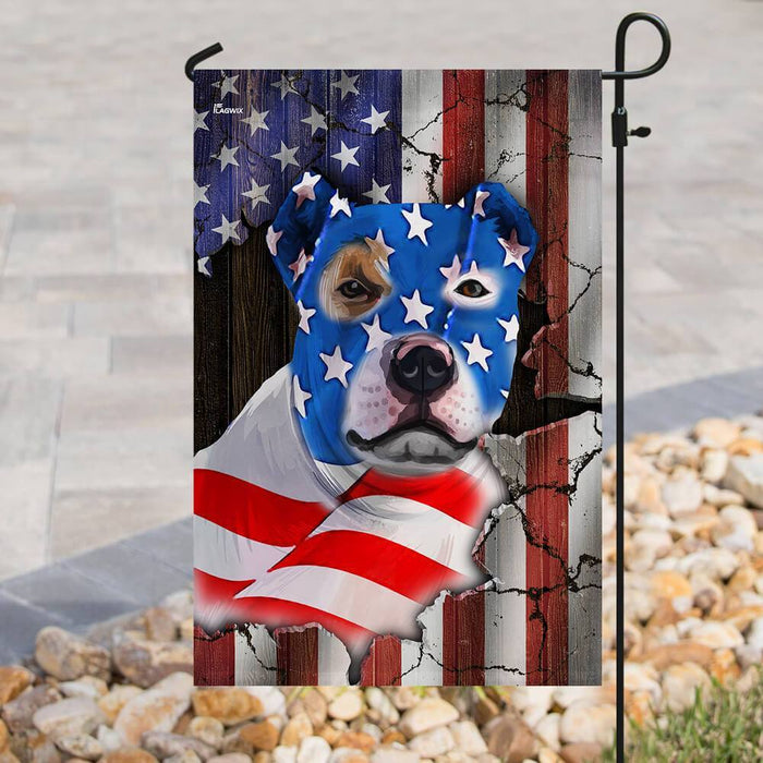 Bully American Flag | Garden Flag | Double Sided House Flag - GIFTCUSTOM