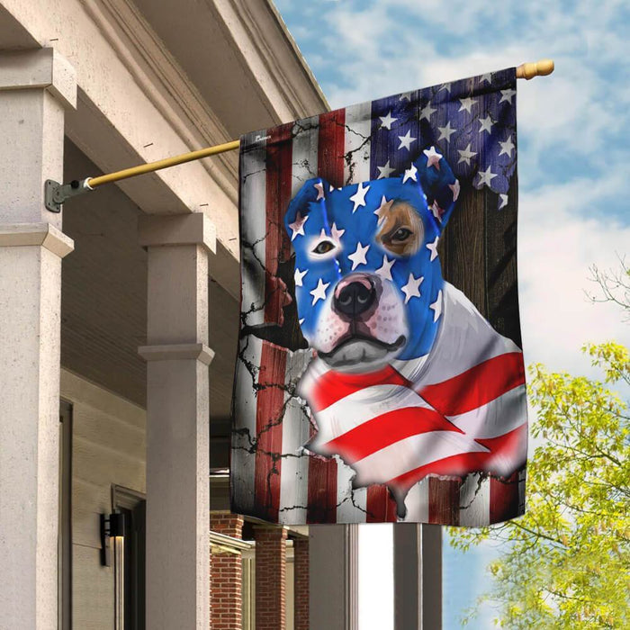 Bully American Flag | Garden Flag | Double Sided House Flag - GIFTCUSTOM