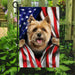 Cairn Terrier American US Flag | Garden Flag | Double Sided House Flag - GIFTCUSTOM