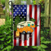 Camping Camper American Flag | Garden Flag | Double Sided House Flag - GIFTCUSTOM