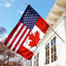 Canada America Friendship Flag | Garden Flag | Double Sided House Flag - GIFTCUSTOM