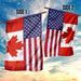 Canada America Friendship Flag | Garden Flag | Double Sided House Flag - GIFTCUSTOM