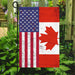 Canada America Friendship Flag | Garden Flag | Double Sided House Flag - GIFTCUSTOM