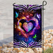 Caregiver Butterfly Heart Flag | Garden Flag | Double Sided House Flag - GIFTCUSTOM