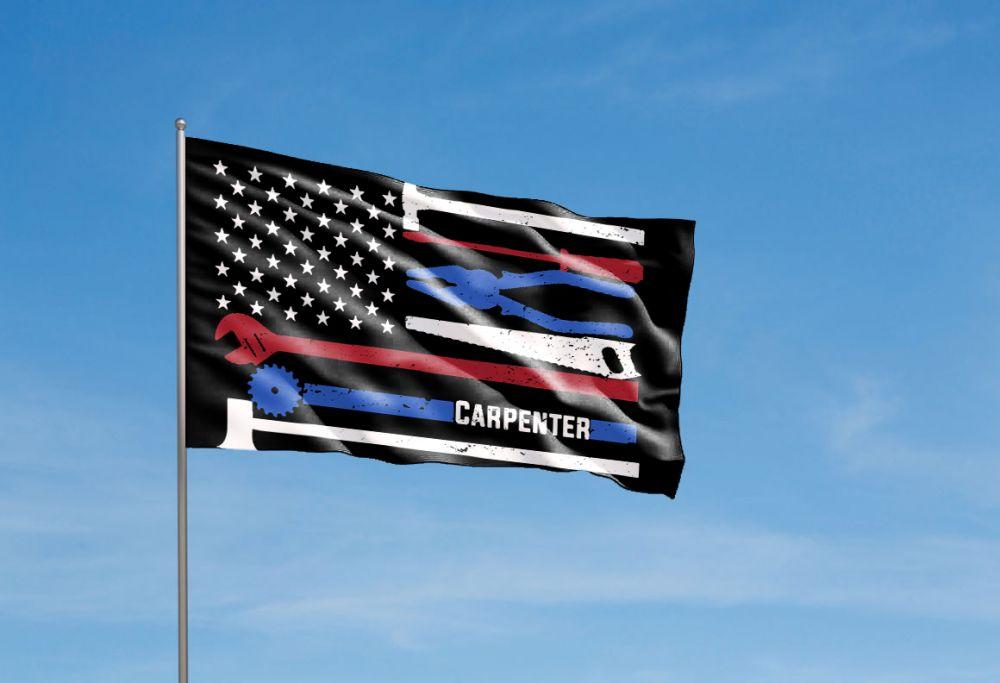 Carpenter Flag Carpenter - GIFTCUSTOM
