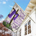 Christian Cross Amazing Grace Purple Flag | Garden Flag | Double Sided House Flag - GIFTCUSTOM
