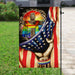 Christian Cross In LGBT Pride Flag | Garden Flag | Double Sided House Flag - GIFTCUSTOM