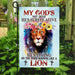 Christian Lion Flag | Garden Flag | Double Sided House Flag - GIFTCUSTOM