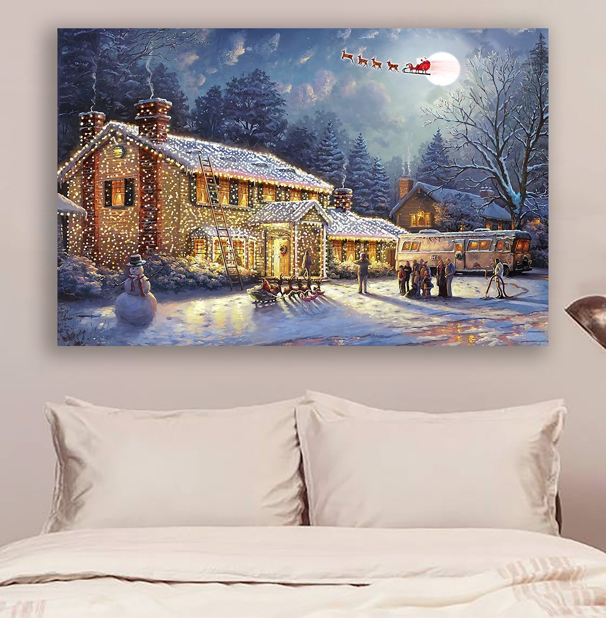 Christmas Canvas and Poster | wall decor visual art - GIFTCUSTOM