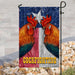 Cockfighting Gamefowl Texas Flag | Garden Flag | Double Sided House Flag - GIFTCUSTOM