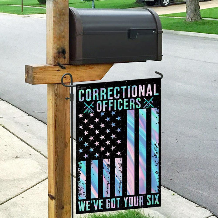 Correctional Officers Flag | Garden Flag | Double Sided House Flag - GIFTCUSTOM