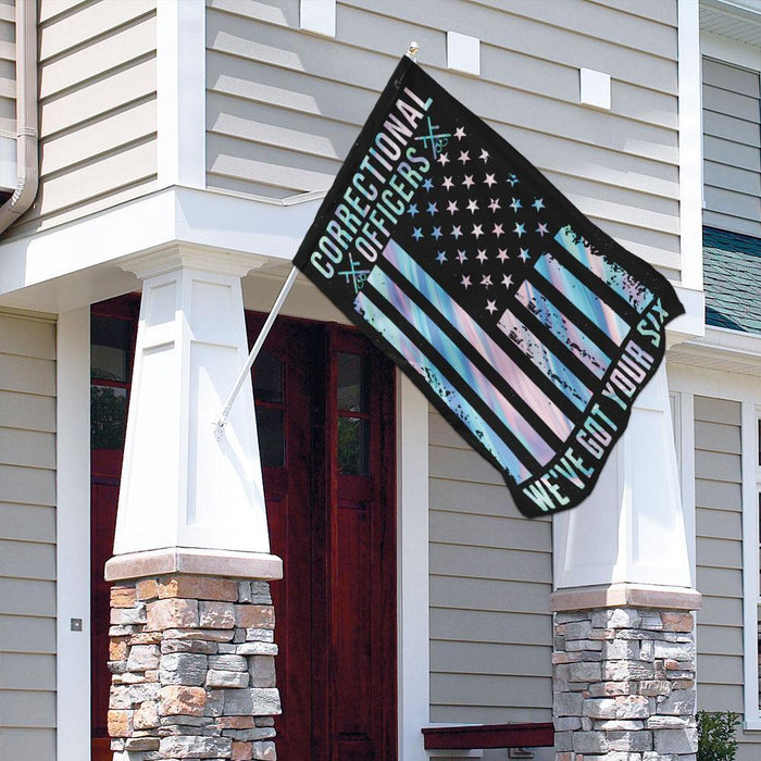 Correctional Officers Flag | Garden Flag | Double Sided House Flag - GIFTCUSTOM