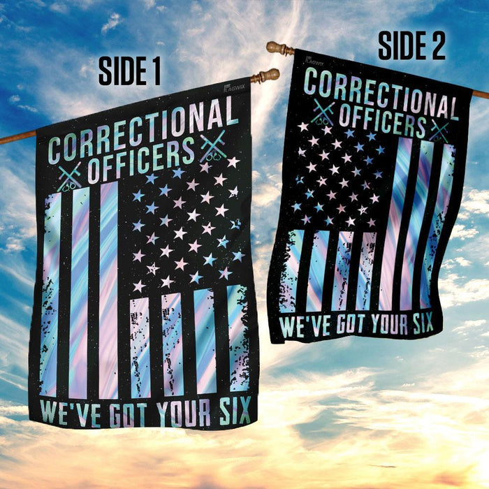 Correctional Officers Flag | Garden Flag | Double Sided House Flag - GIFTCUSTOM