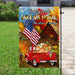 Country Roads, Take Me Home, To The Place I Belong Flag | Garden Flag | Double Sided House Flag - GIFTCUSTOM