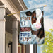 Cow Today I Choose Tobe Happy Flag | Garden Flag | Double Sided House Flag - GIFTCUSTOM