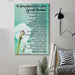 Dandelion Canvas and Poster ��� Wife to husband ��� In loving meory wall decor visual art - GIFTCUSTOM