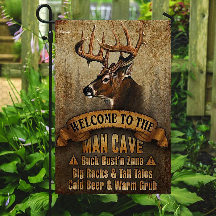 Deer Hunting Flag | Garden Flag | Double Sided House Flag - GIFTCUSTOM