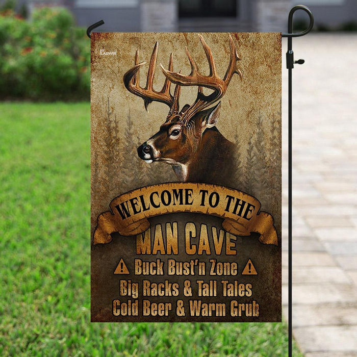 Deer Hunting Flag | Garden Flag | Double Sided House Flag - GIFTCUSTOM