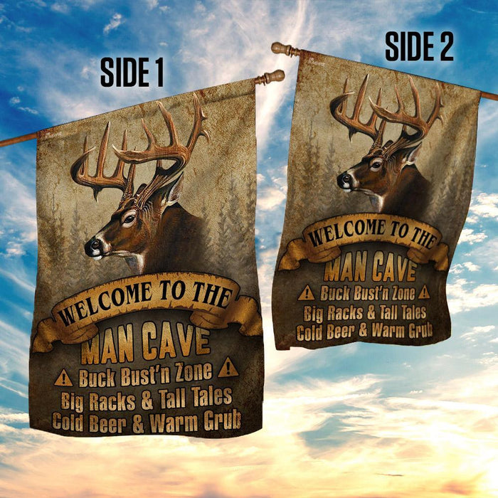 Deer Hunting Flag | Garden Flag | Double Sided House Flag - GIFTCUSTOM