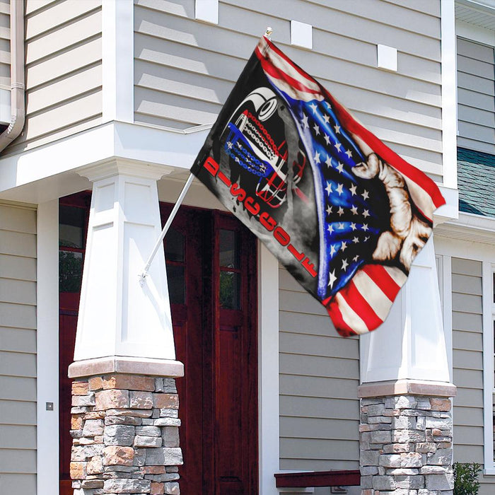 Disc Golf American Flag | Garden Flag | Double Sided House Flag - GIFTCUSTOM