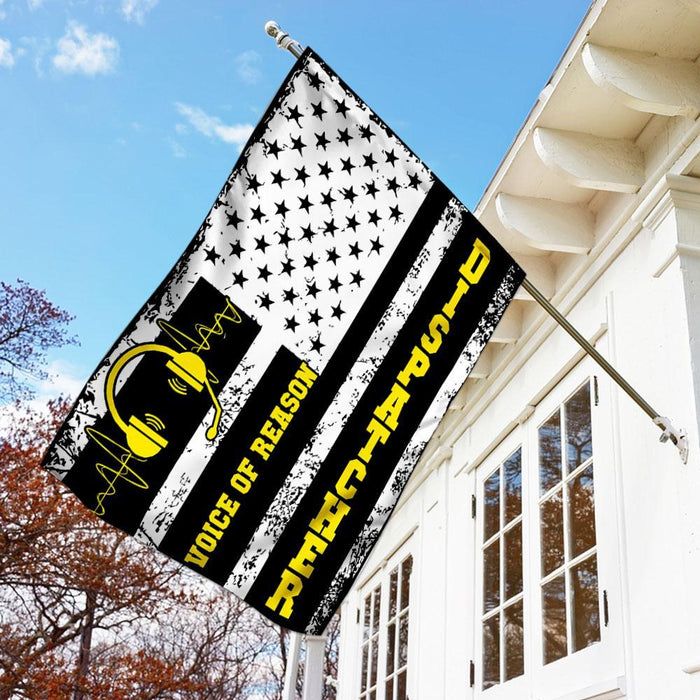 Dispatcher Voice Of Reason Flag | Garden Flag | Double Sided House Flag - GIFTCUSTOM